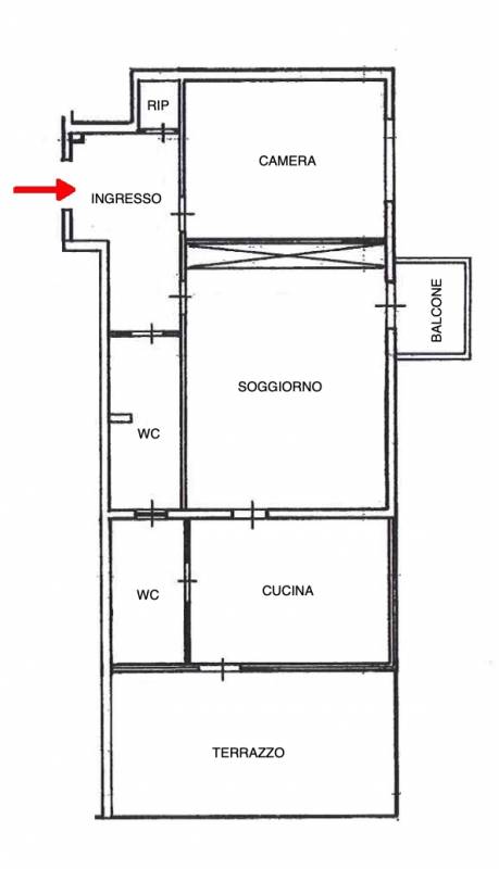appartamento in vendita a Roma in zona Primavalle