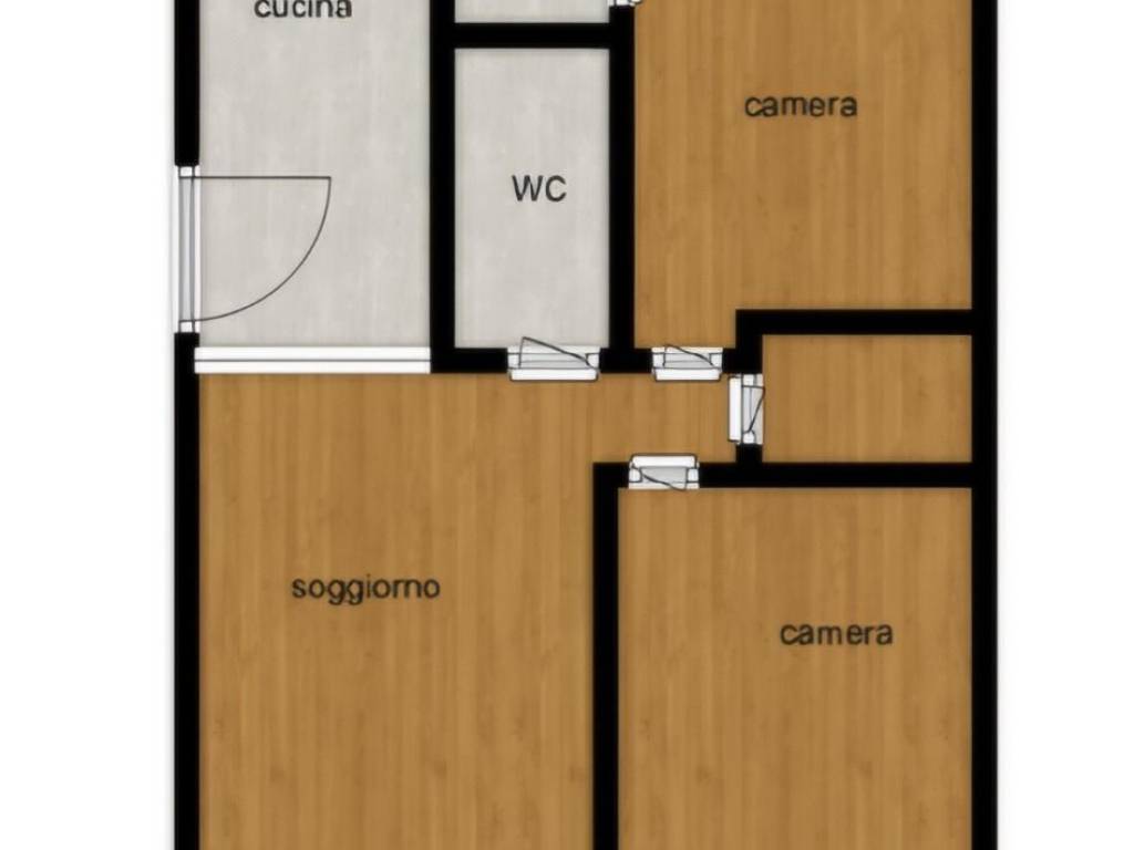 appartamento in vendita a Roma in zona Prenestino-Centocelle