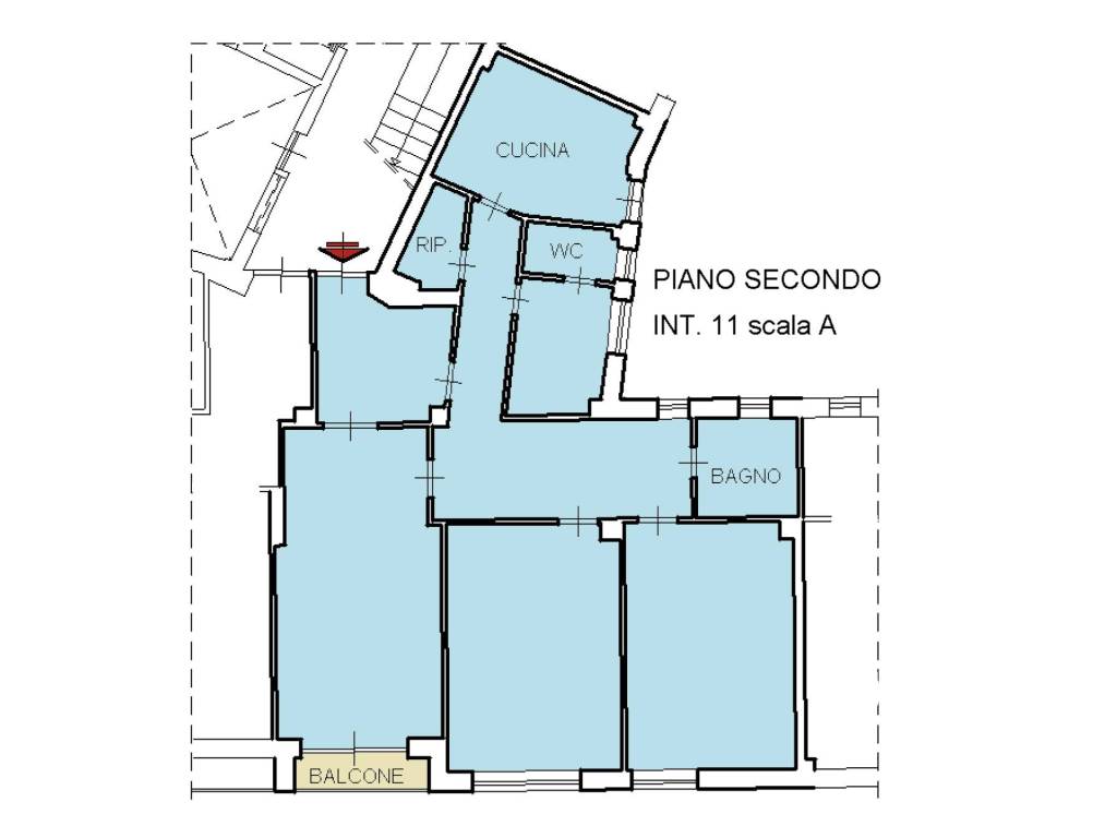 appartamento in vendita a Roma in zona Della Vittoria