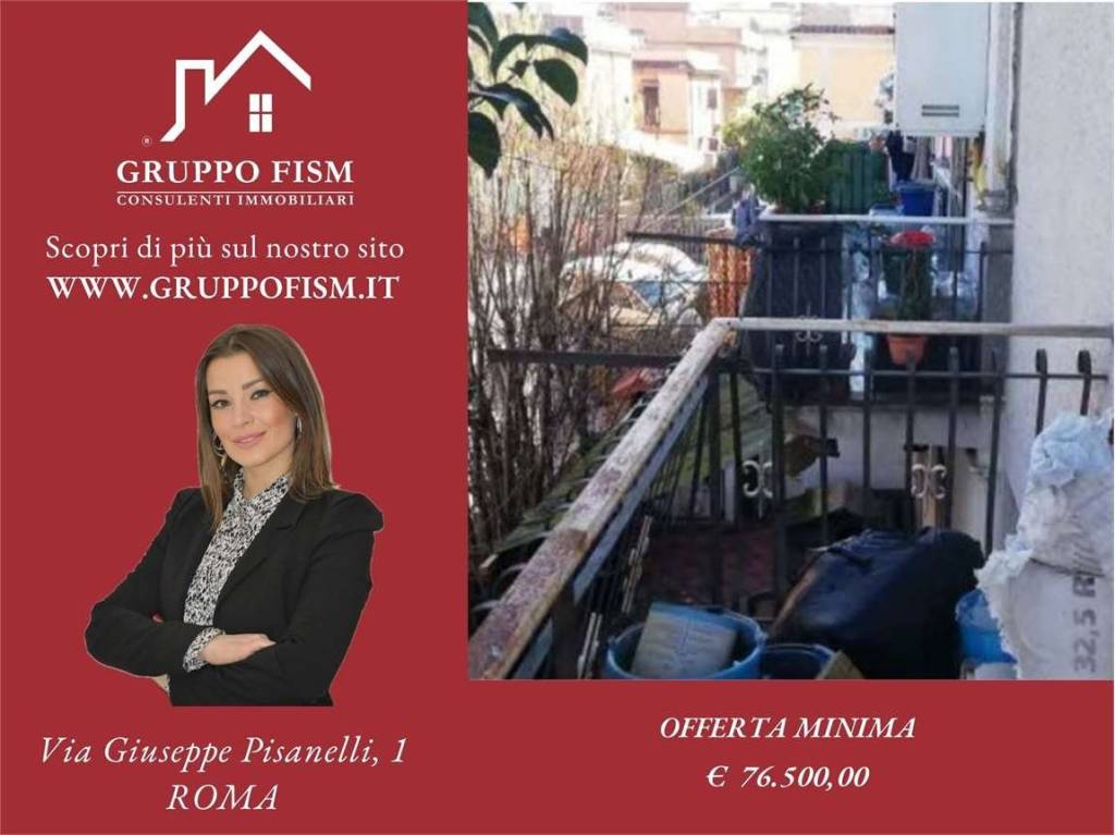 appartamento in vendita a Roma in zona Finocchio
