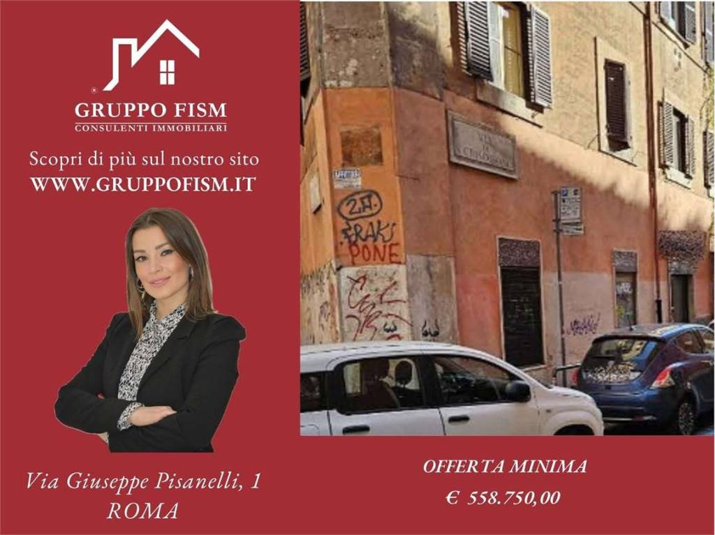 appartamento in vendita a Roma in zona Trastevere