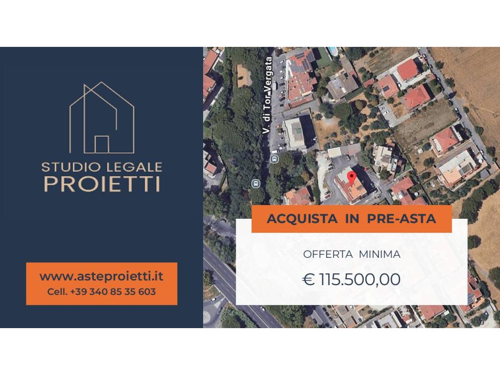appartamento in vendita a Roma in zona Tor Vergata/Torrenova
