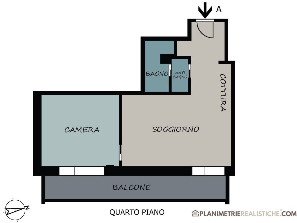 appartamento in vendita a Roma in zona Aurelio