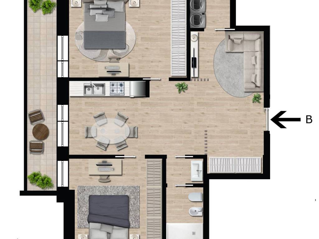 appartamento in vendita a Roma in zona Aurelio