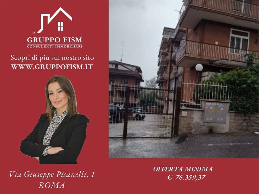 appartamento in vendita a Roma in zona Finocchio