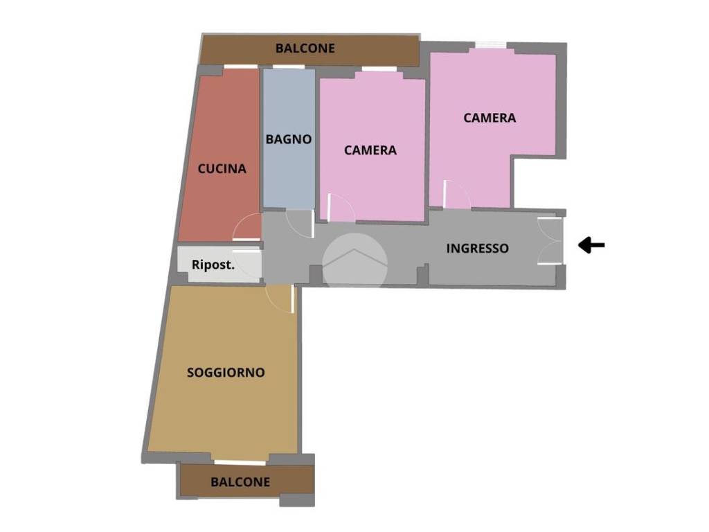 appartamento in vendita a Roma in zona Tiburtino