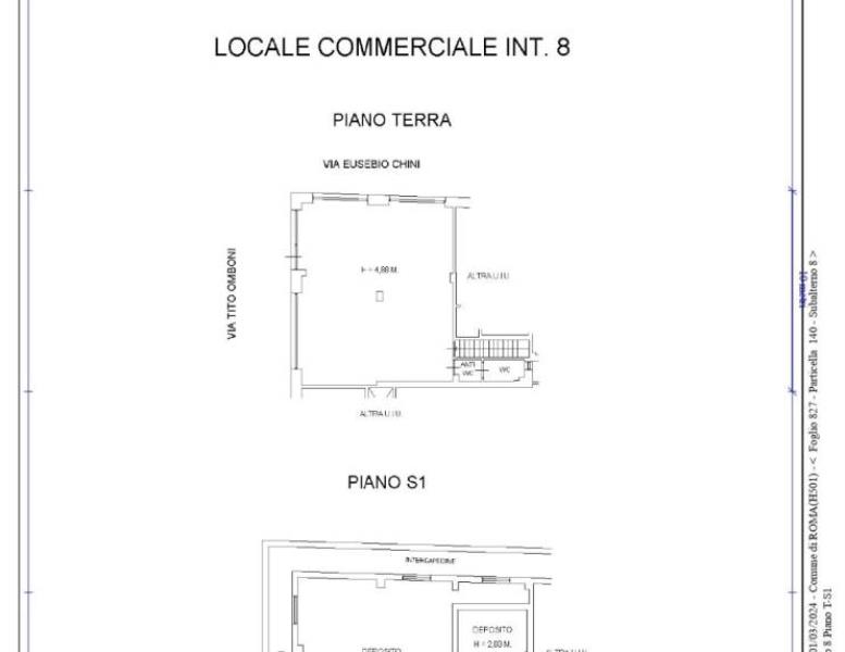 locale commerciale in vendita a Roma in zona Ardeatino