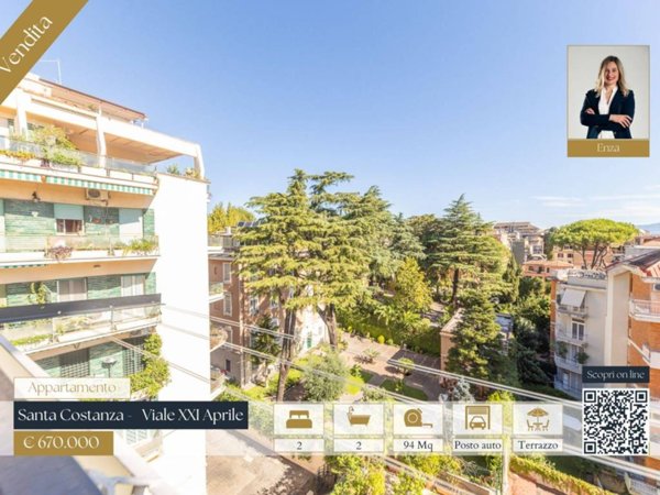 appartamento in vendita a Roma in zona Nomentano
