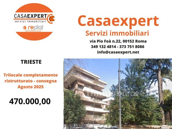 appartamento in vendita a Roma in zona Trieste