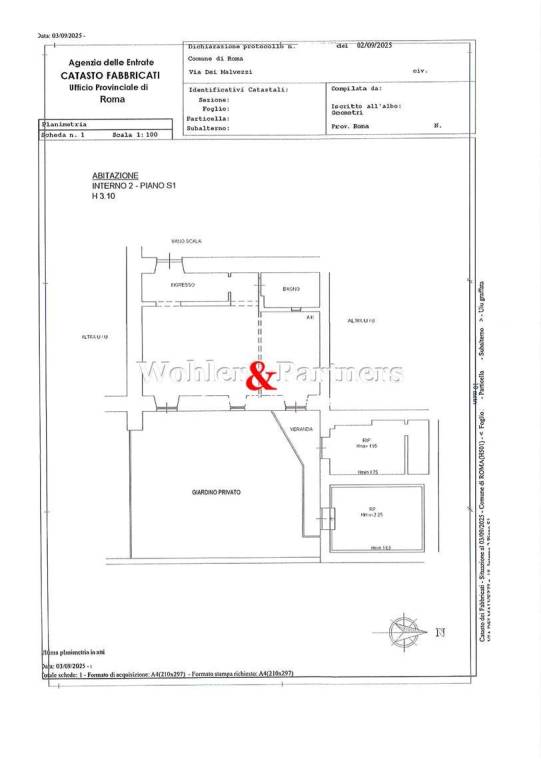 appartamento in vendita a Roma in zona Tor di Quinto