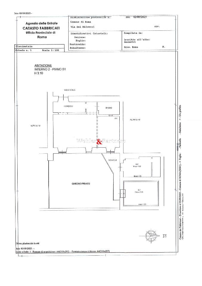 appartamento in vendita a Roma in zona Tor di Quinto