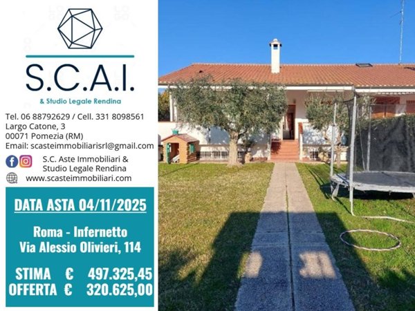 casa indipendente in vendita a Roma in zona Infernetto