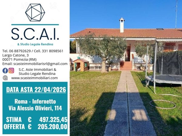 casa indipendente in vendita a Roma in zona Infernetto