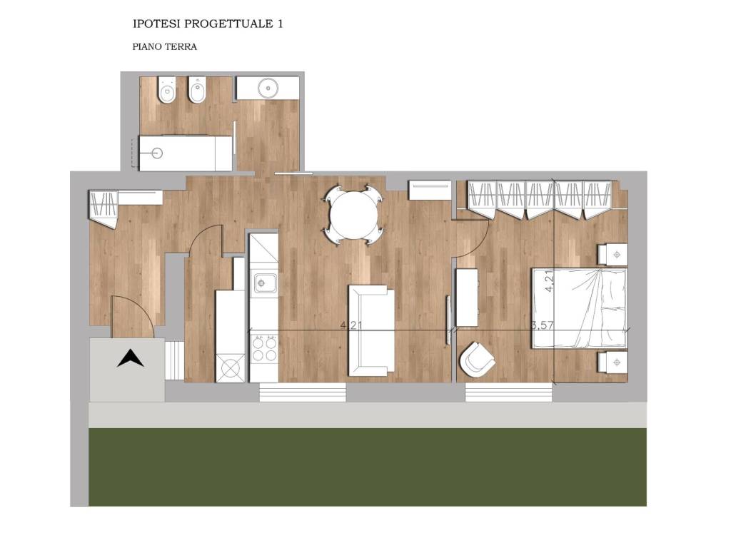 appartamento in vendita a Roma in zona Finocchio