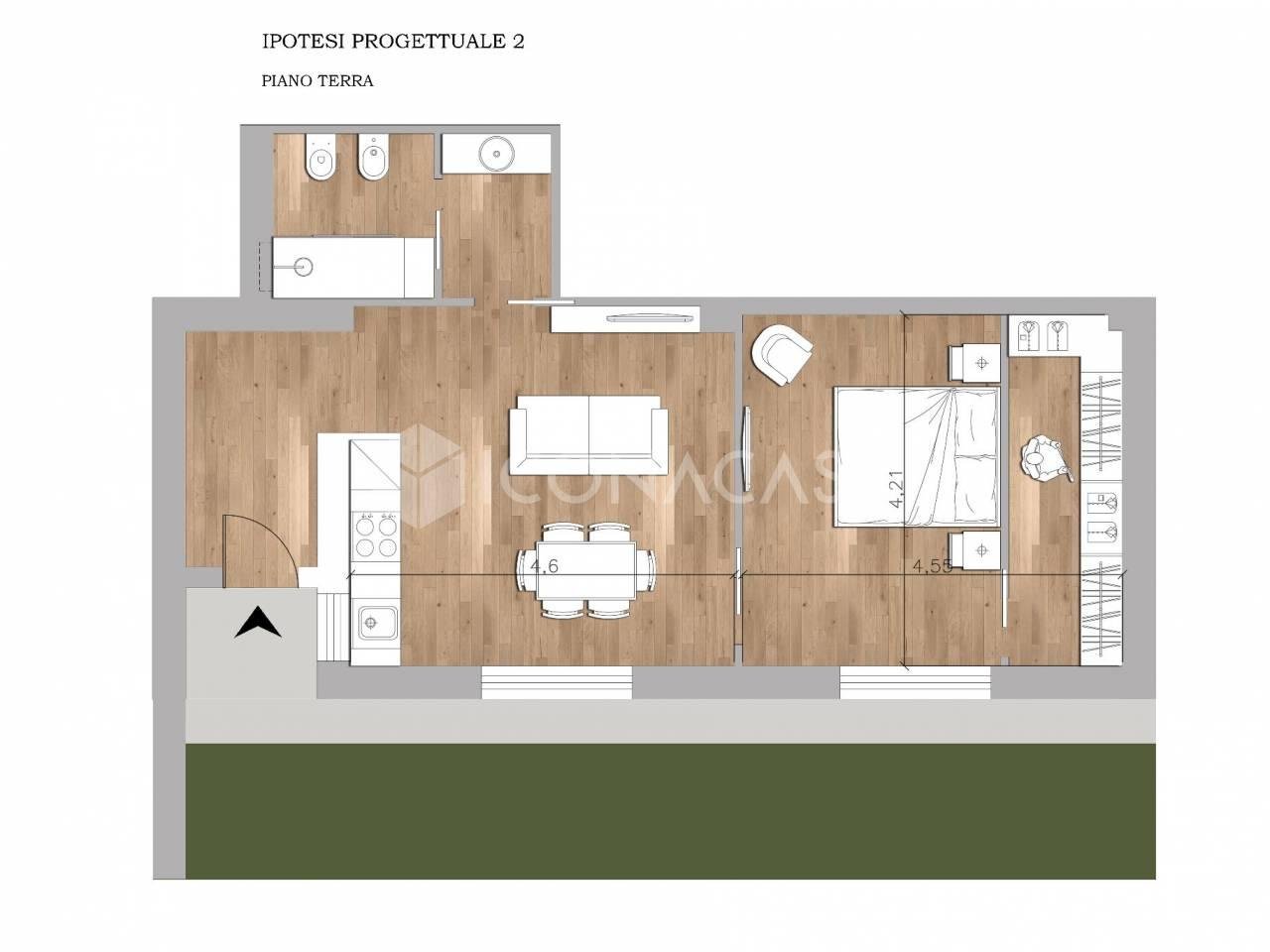 appartamento in vendita a Roma in zona Finocchio