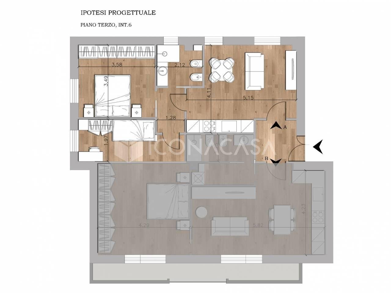 appartamento in vendita a Roma in zona Finocchio