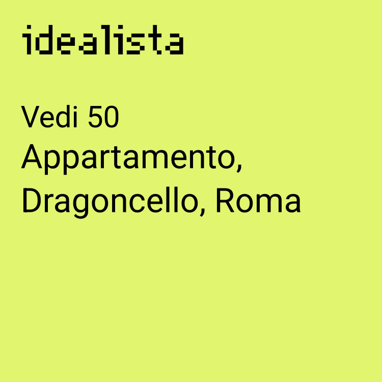 appartamento in vendita a Roma in zona Dragoncello