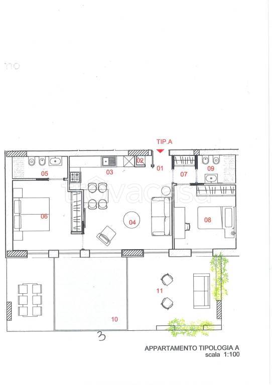 appartamento in vendita a Roma in zona Casalotti