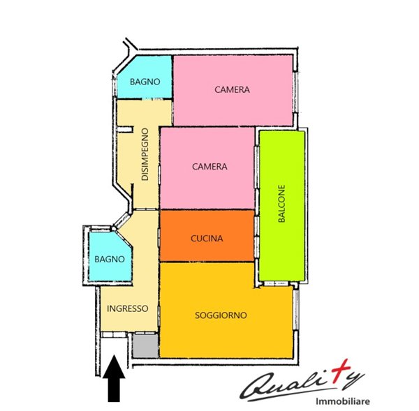 appartamento in vendita a Roma in zona Ponte Mammolo