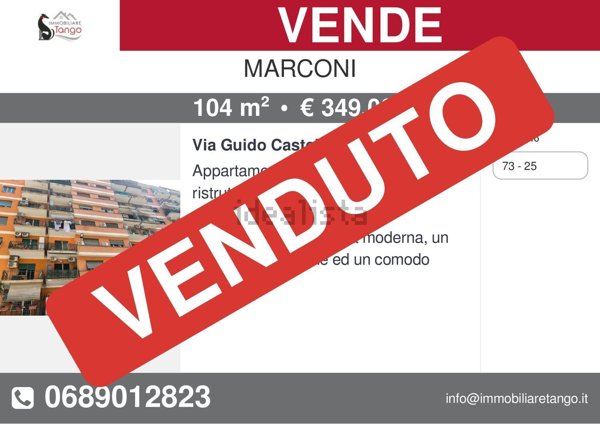 appartamento in vendita a Roma in zona Portuense