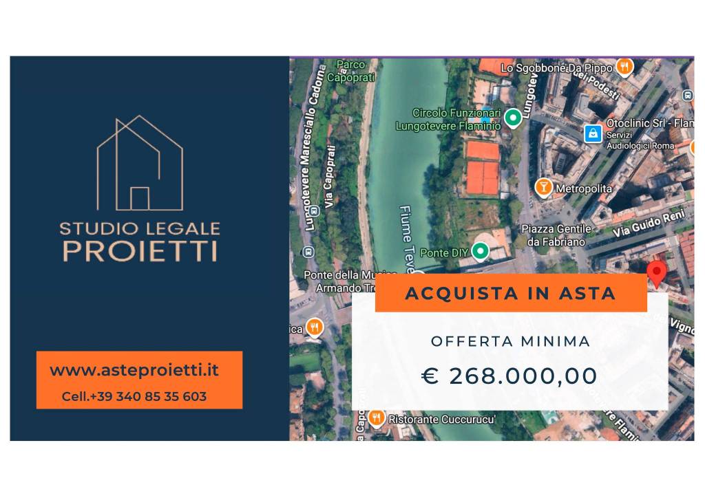 appartamento in vendita a Roma in zona Flaminio