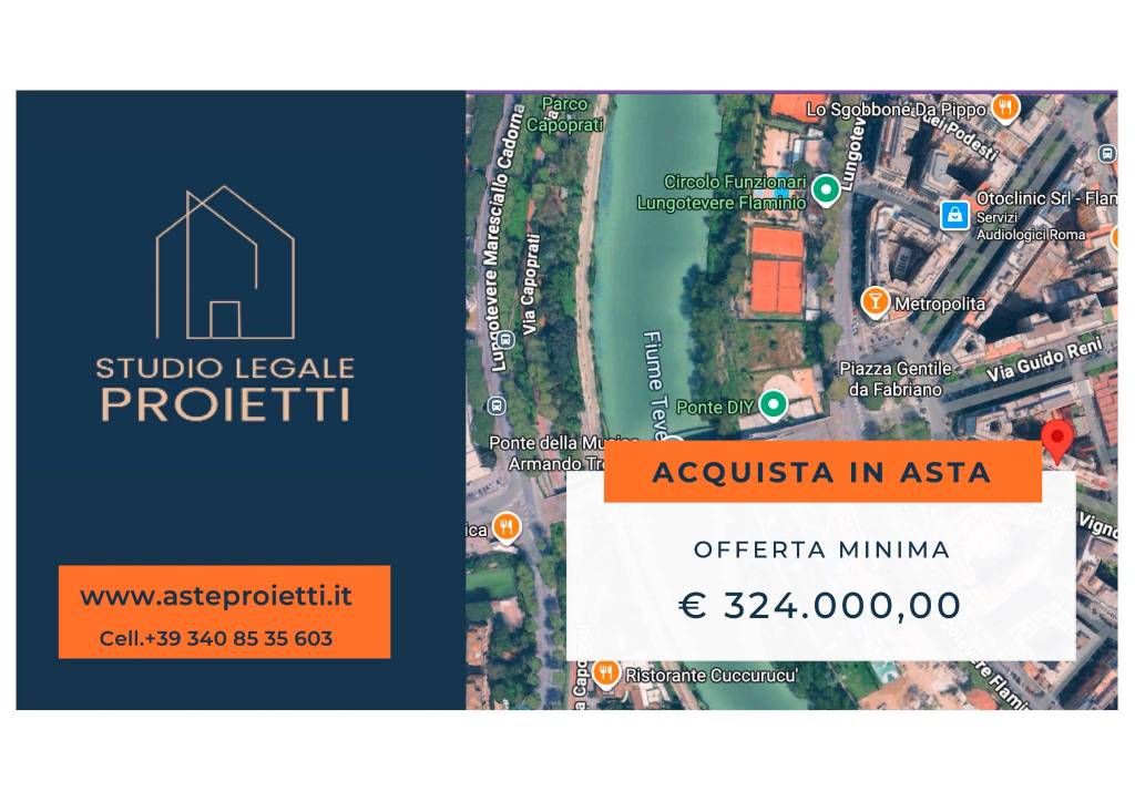 appartamento in vendita a Roma in zona Flaminio