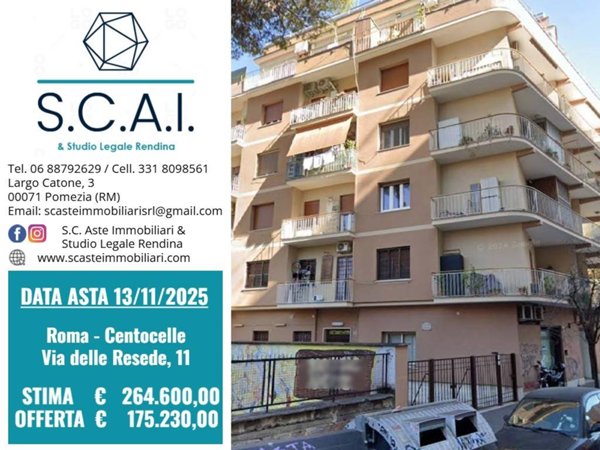 appartamento in vendita a Roma in zona Prenestino-Centocelle