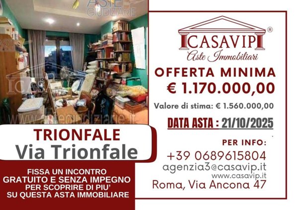appartamento in vendita a Roma in zona Trionfale