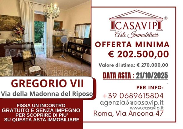 appartamento in vendita a Roma in zona Aurelio