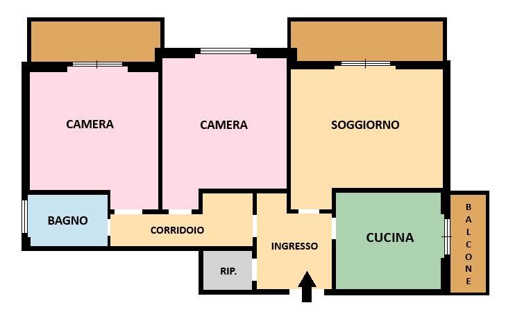 appartamento in vendita a Roma in zona Torre Angela