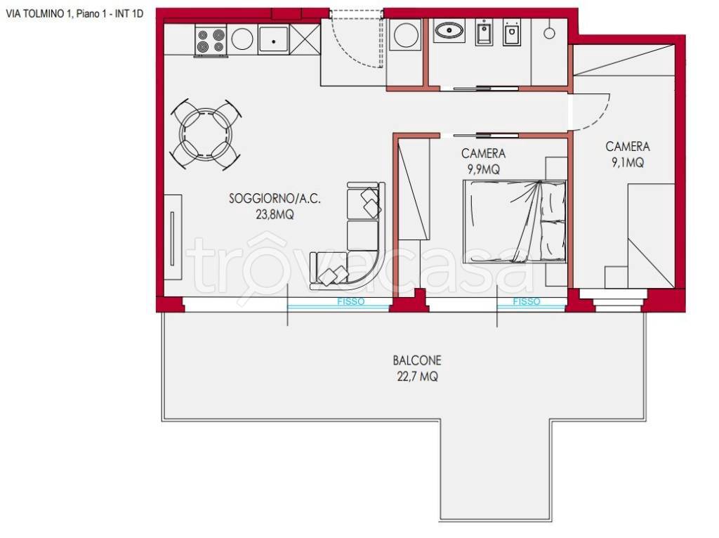 appartamento in vendita a Roma in zona Trieste