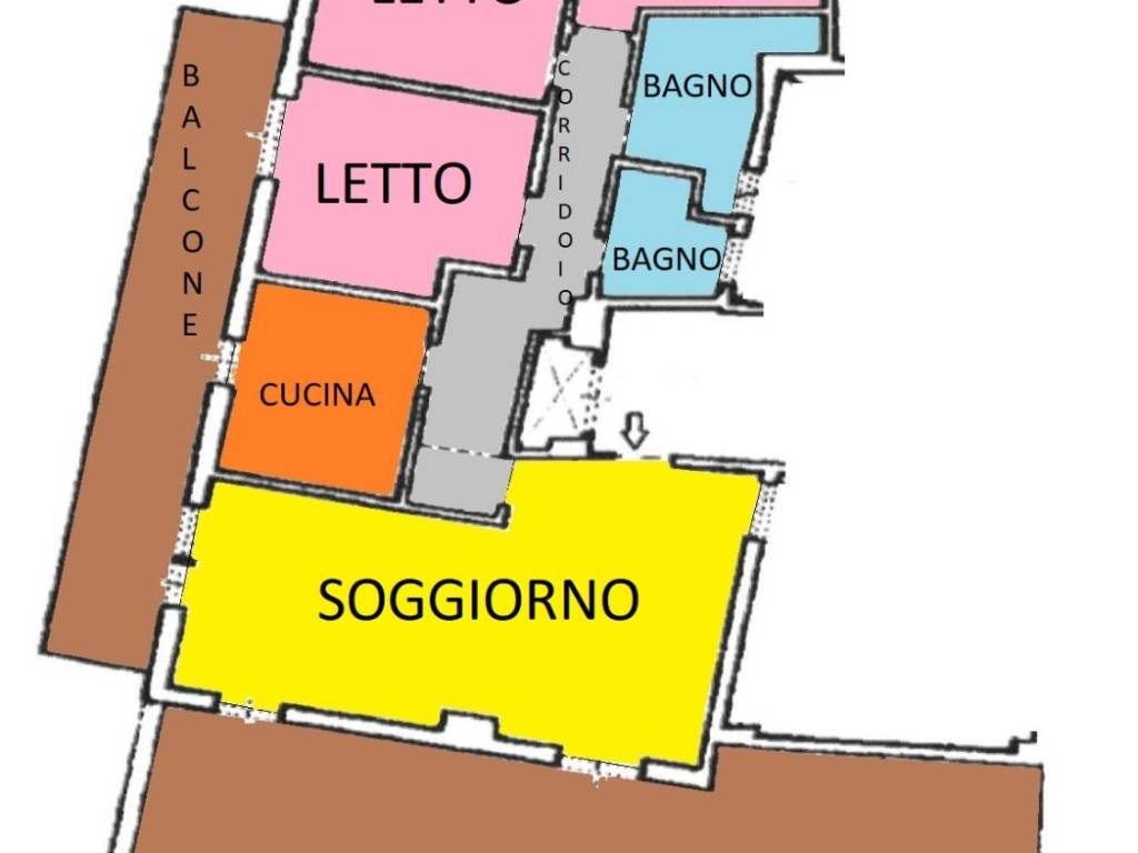 appartamento in vendita a Roma in zona Collatino