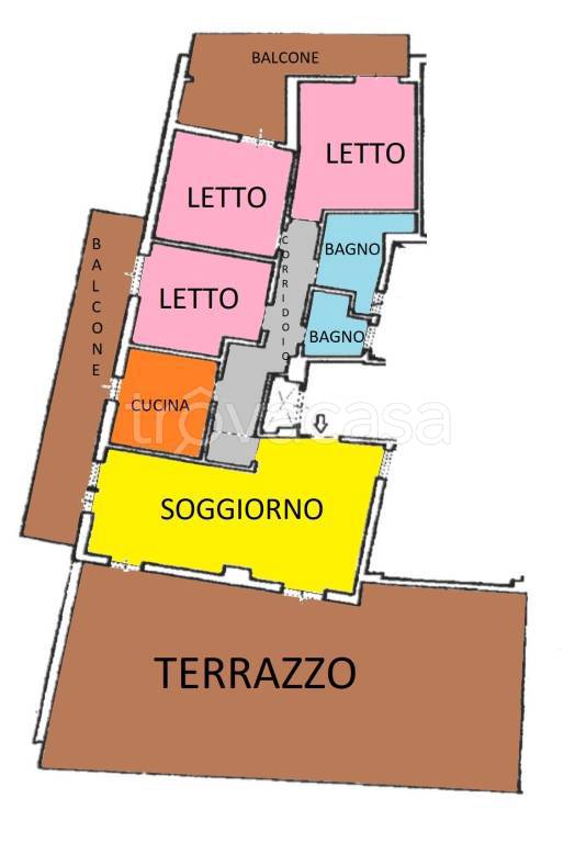 appartamento in vendita a Roma in zona Collatino