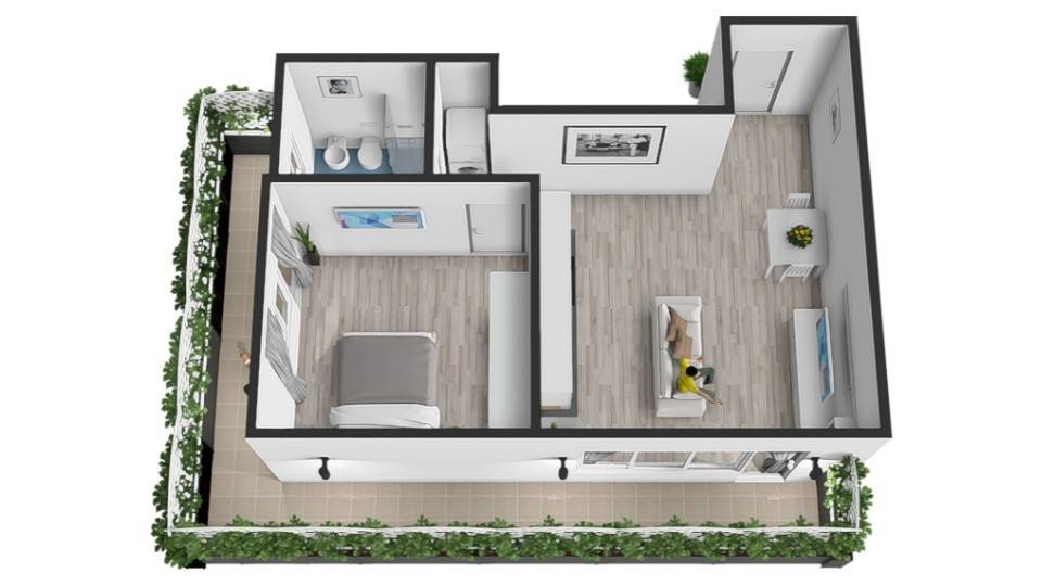 appartamento in vendita a Roma in zona Tor di Quinto