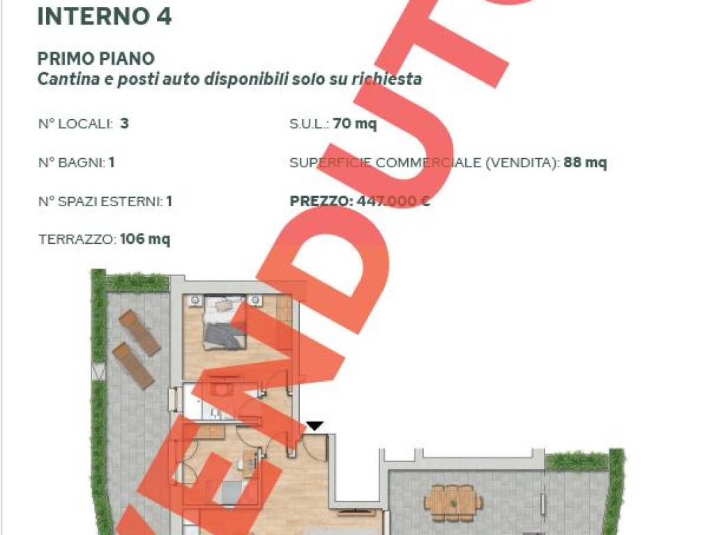 appartamento in vendita a Roma in zona Val Melaina