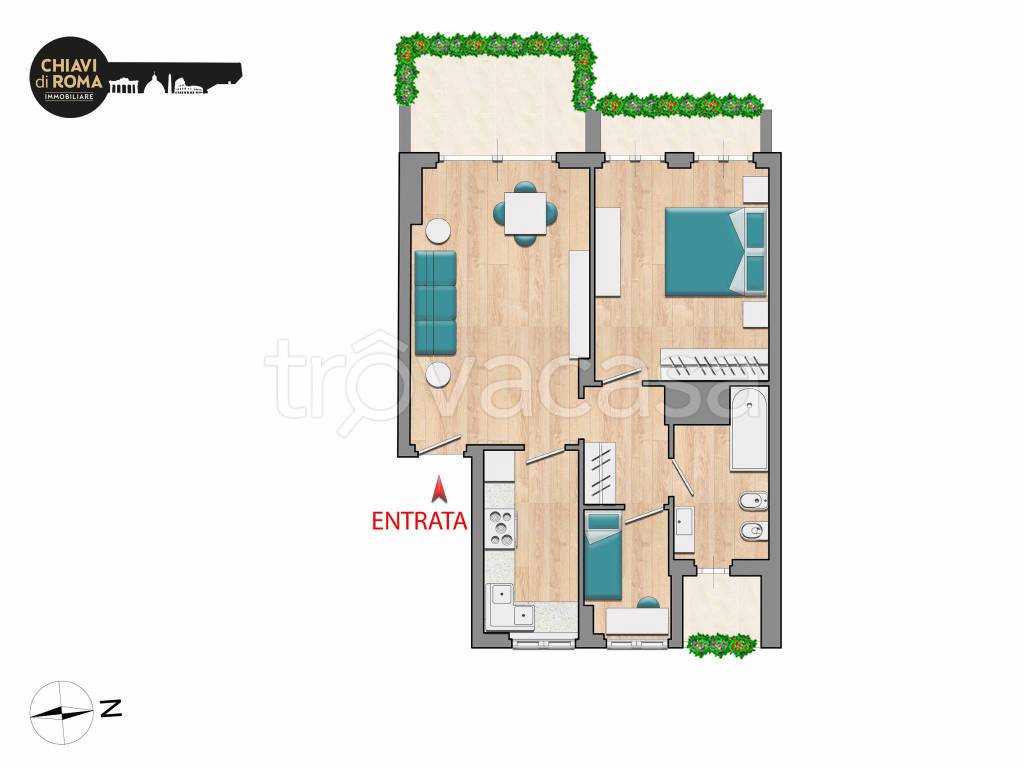 appartamento in vendita a Roma in zona Salario