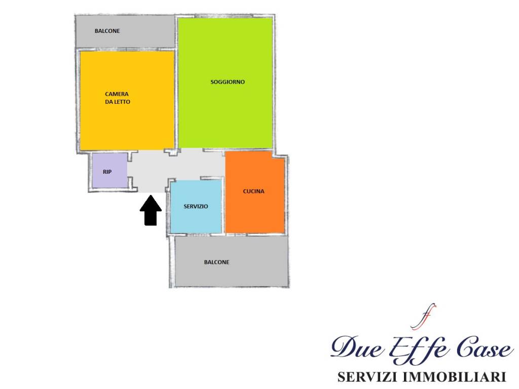 appartamento in vendita a Roma in zona Prenestino-Labicano