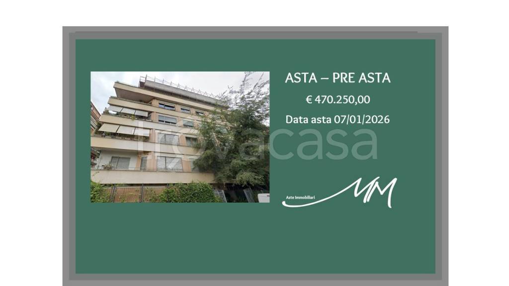 appartamento in vendita a Roma in zona Della Vittoria