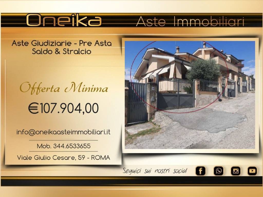 appartamento in vendita a Roma in zona Valle Muricana