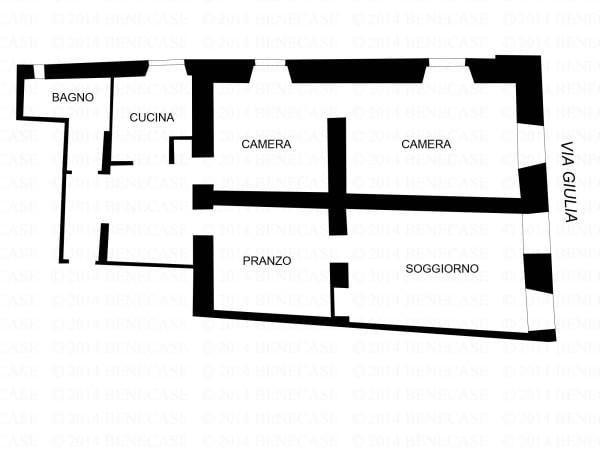 appartamento in vendita a Roma in zona Parione/Sant'Eustachio