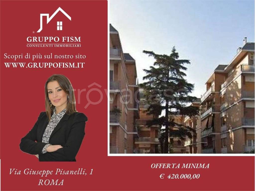 appartamento in vendita a Roma in zona Aurelio