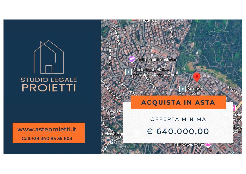 appartamento in vendita a Roma in zona Parioli
