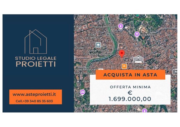 appartamento in vendita a Roma in zona Trevi-Colonna