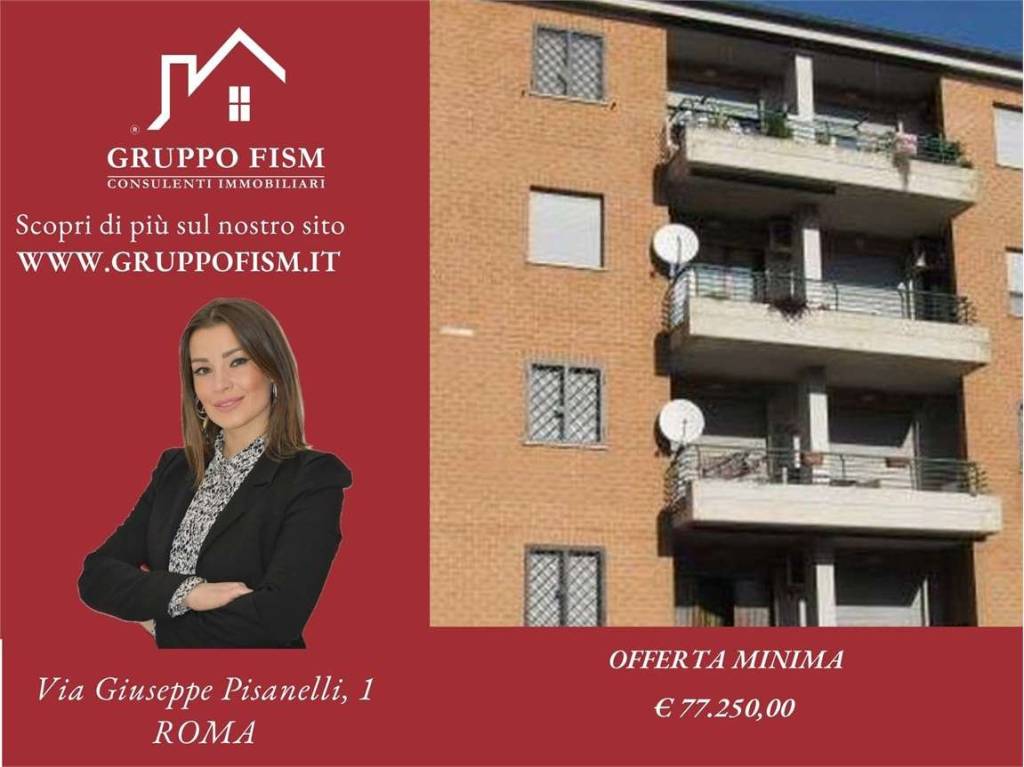 appartamento in vendita a Roma in zona Castelverde