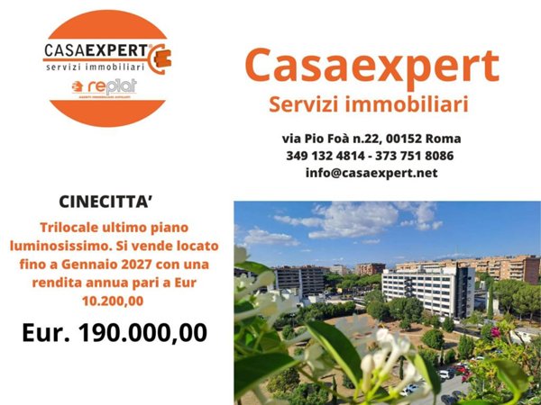 appartamento in vendita a Roma in zona Cinecittà