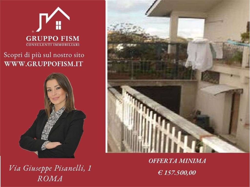 casa indipendente in vendita a Roma in zona Finocchio