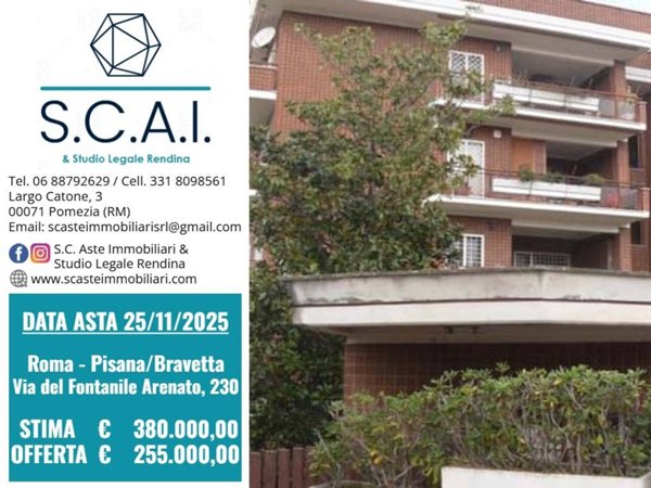 appartamento in vendita a Roma