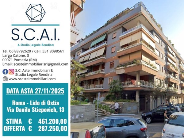 appartamento in vendita a Roma in zona Ostia