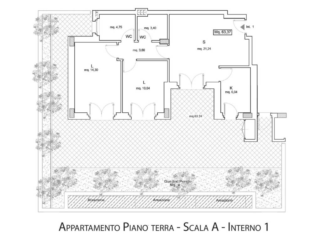 appartamento in vendita a Roma in zona Massimina/Casal Lumbroso