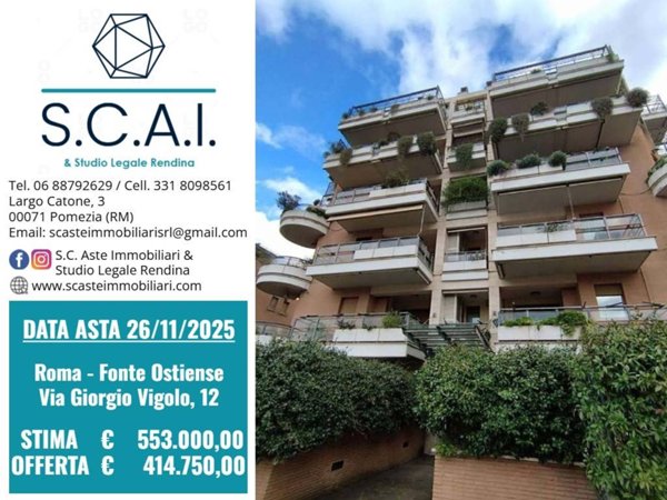 appartamento in vendita a Roma in zona Ostiense